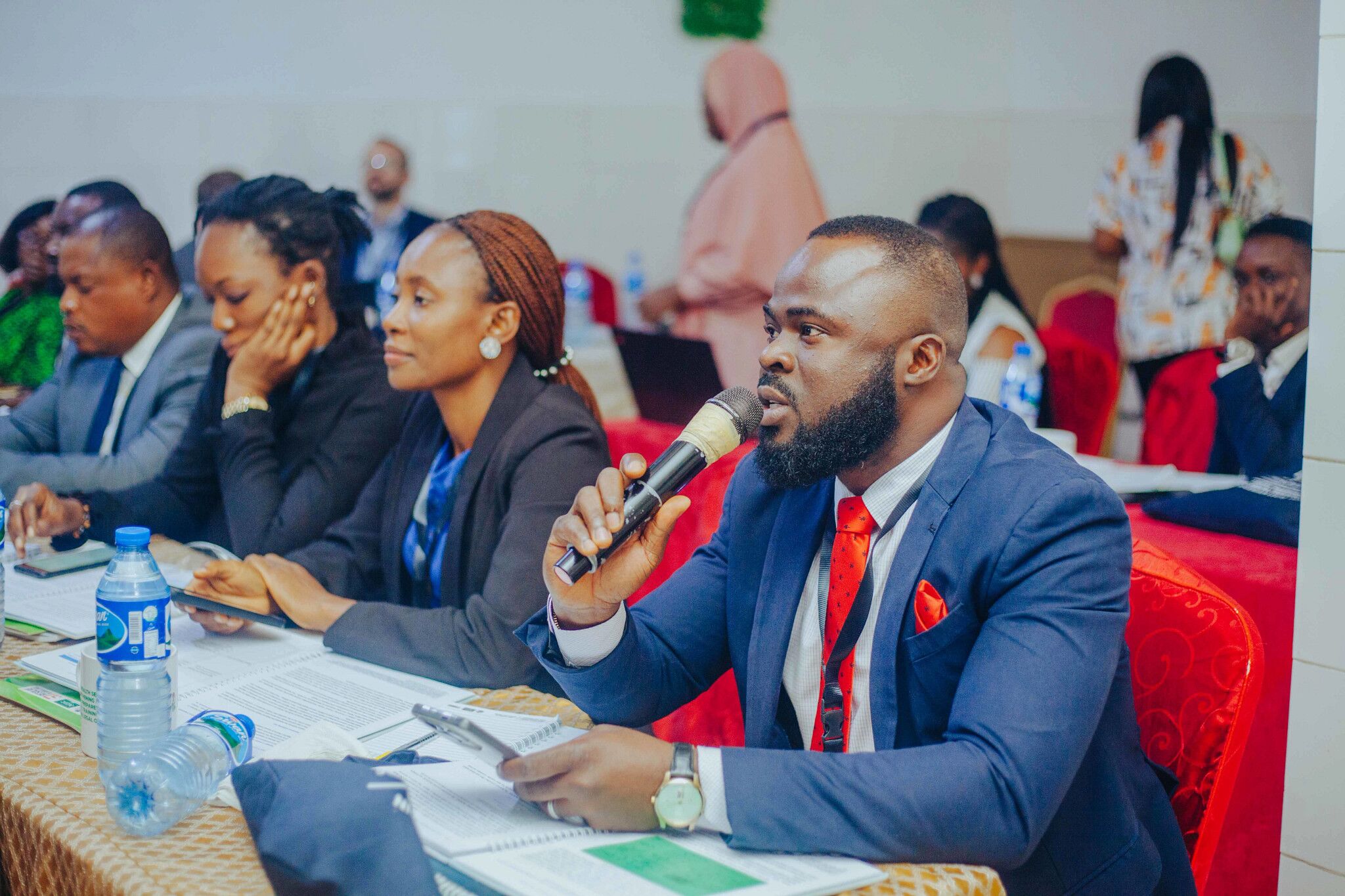 Participants at a legal training workshop, including legal officers from federal and state ministries, departments and agencies in Nigeria.