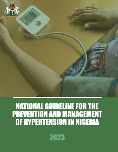 National guideline adopted in Nigeria to support management of high blood pressure—including medication access mechanisms such as drug revolving funds