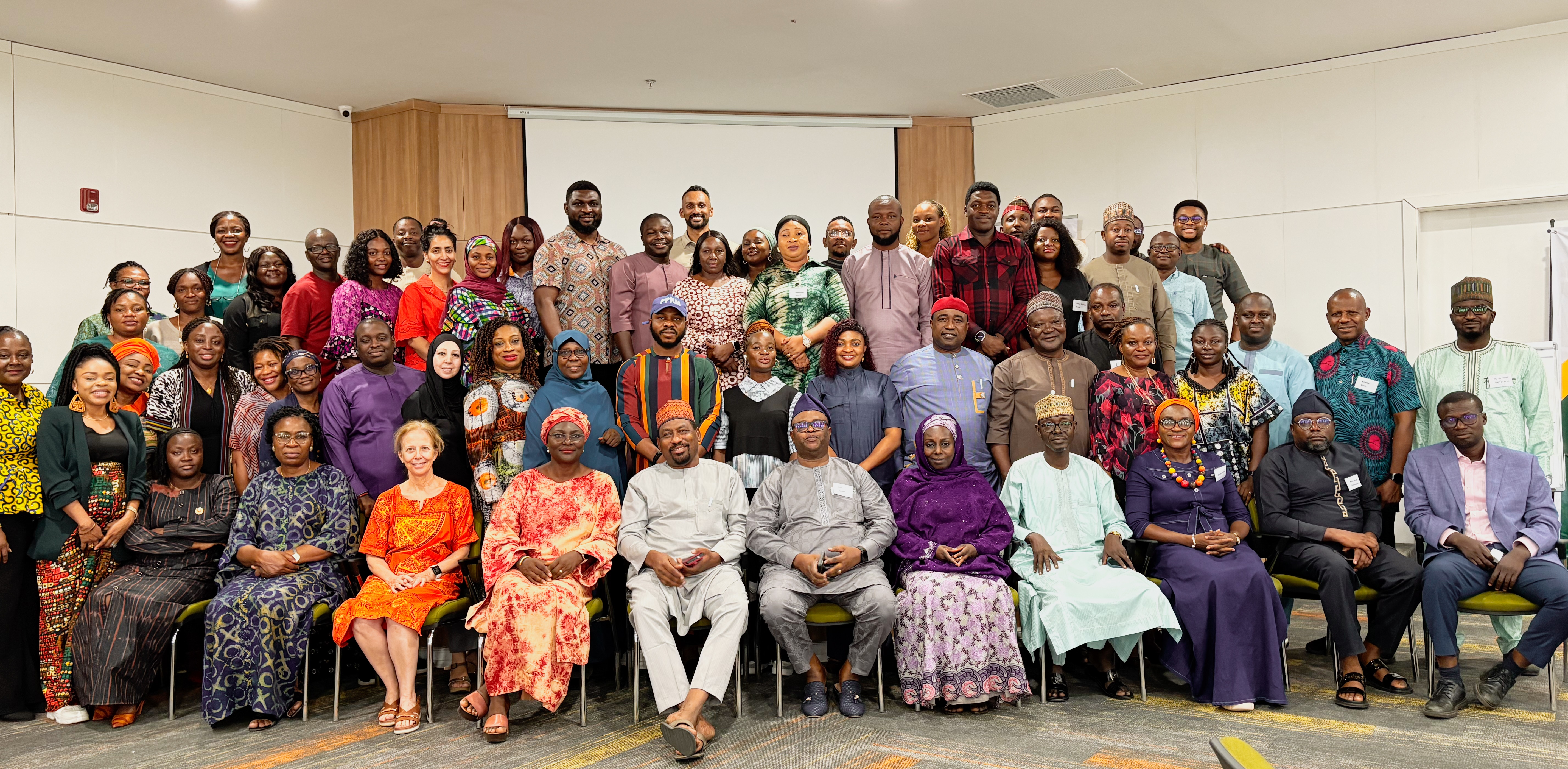 Group photo of participants in Resolve to Save Lives and Nigeria Centre for Disease Control and Prevention's Program Management for Epidemic Preparedness (PMEP) Workshop